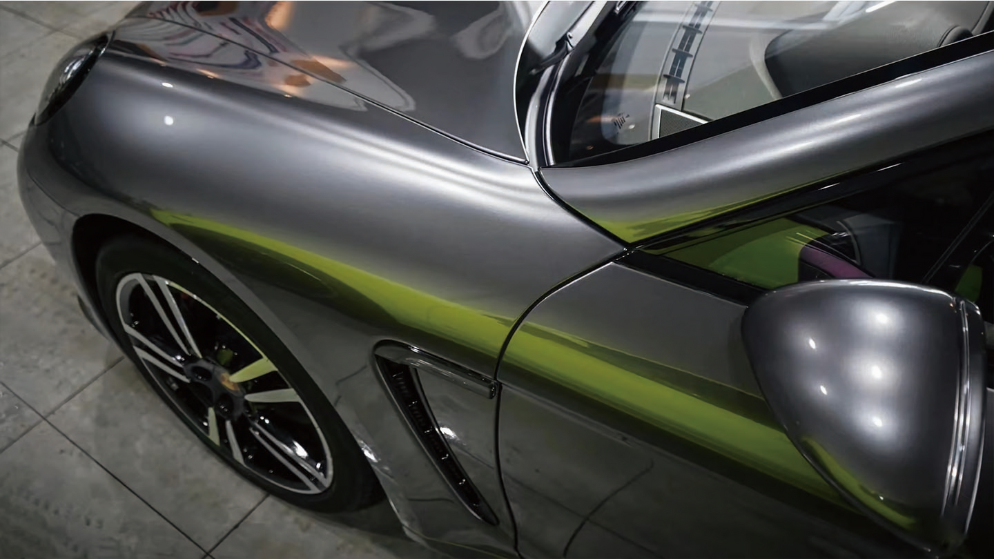 Metal Smoke Gray Vinyl Wraps