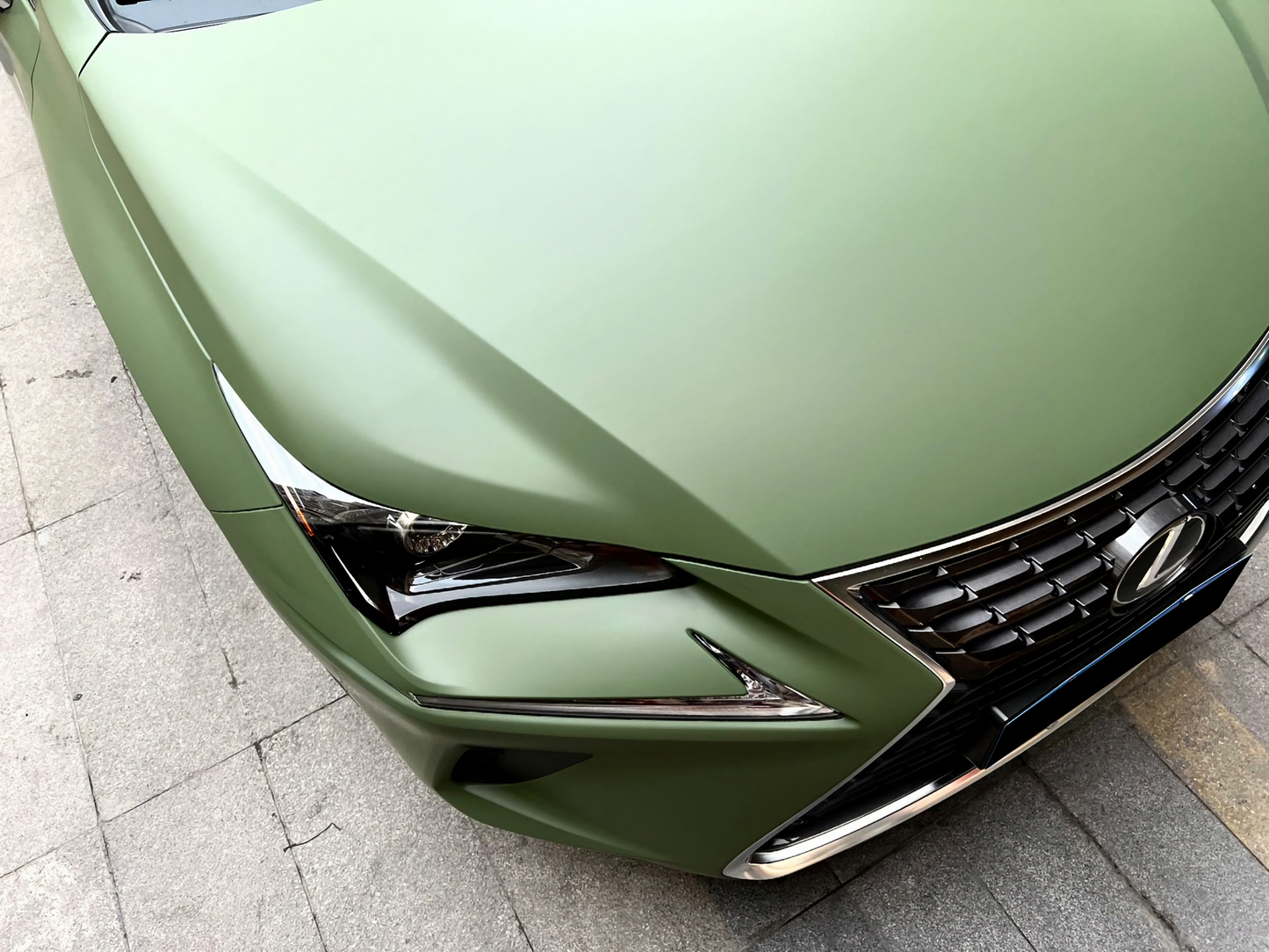 Satin Army Green Vinyl Wraps