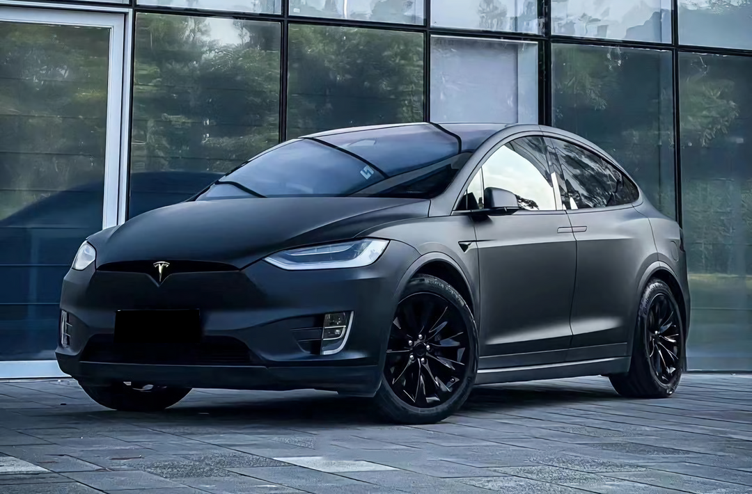 Satin Shadow Black Vinyl Wrap