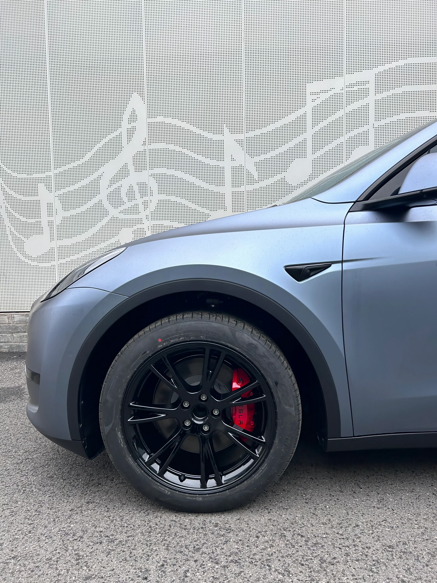 Ghost Metal Gray Blue Vinyl Wrap