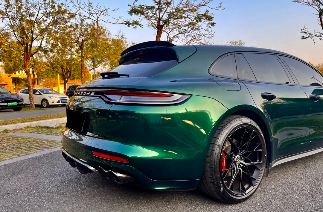 Liquid Metal Poison Green Vinyl Wrap