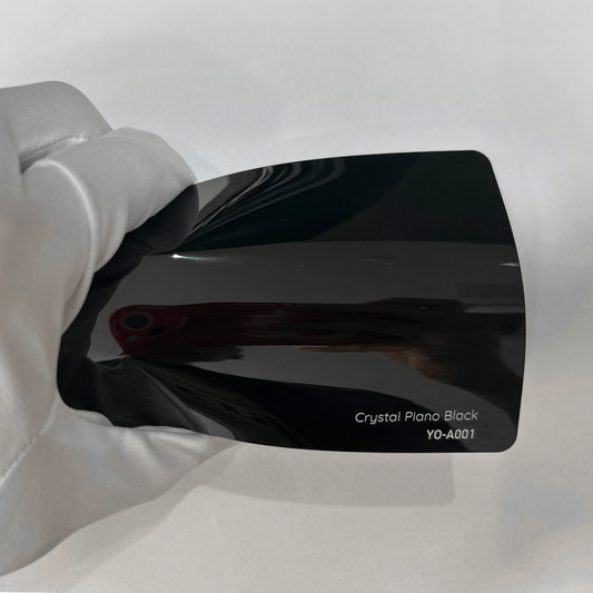 Crystal Piano Black Vinyl Wrap
