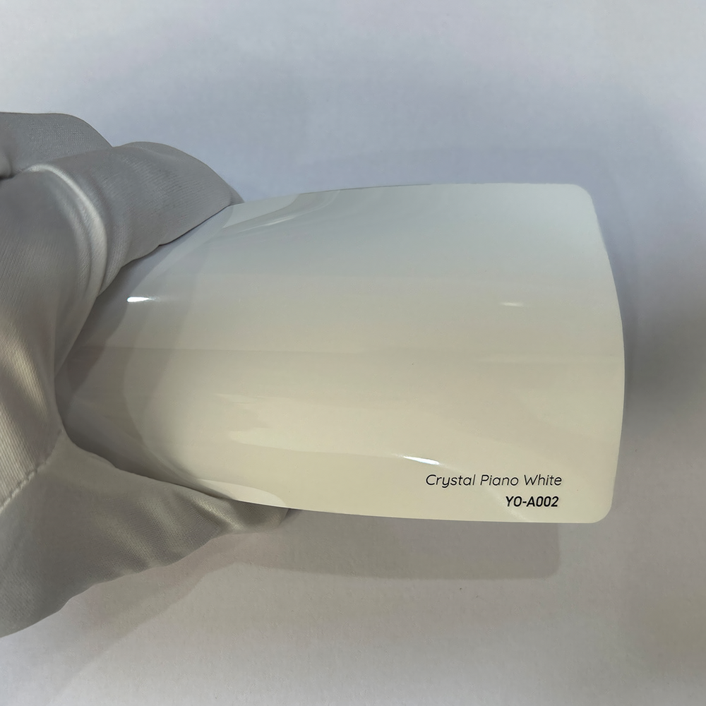 Crystal Piano White Vinyl Wrap