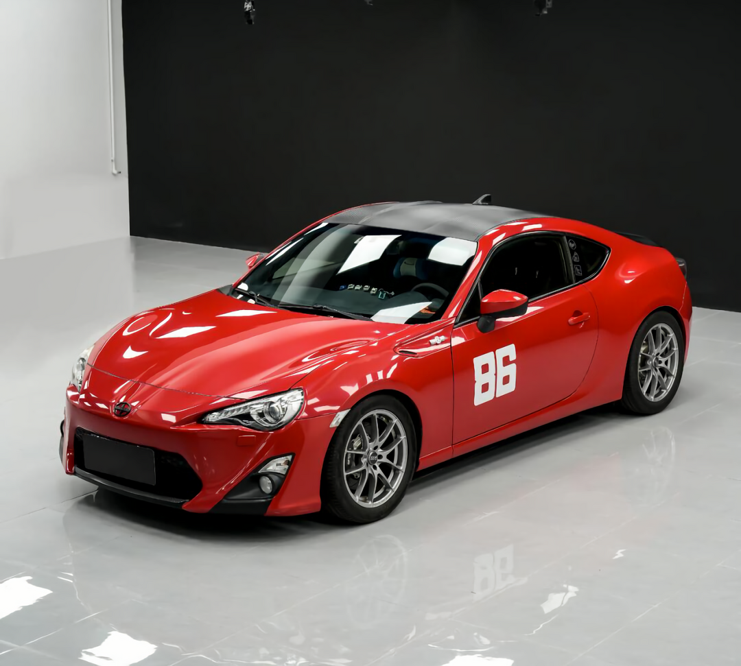 Ferrari Red Vinyl Wrap