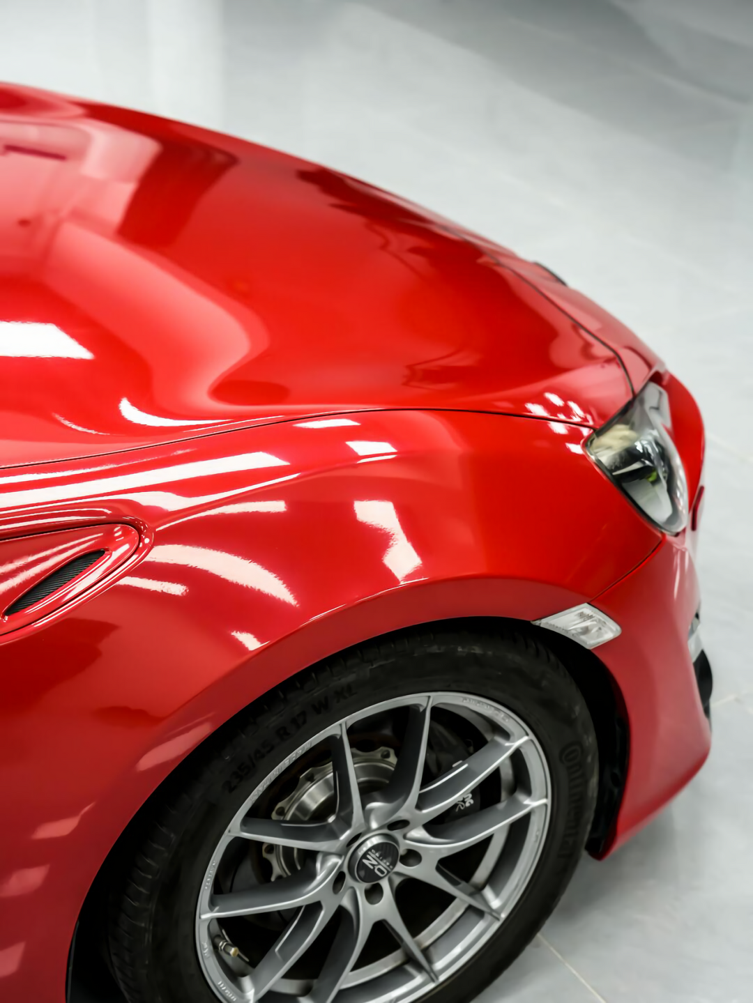 Ferrari Red Vinyl Wrap