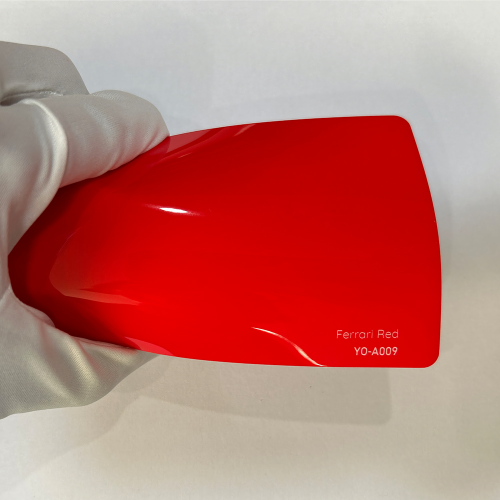Ferrari Red Vinyl Wrap