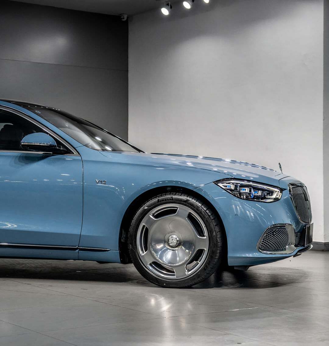 Porcelain Blue Vinyl Wrap