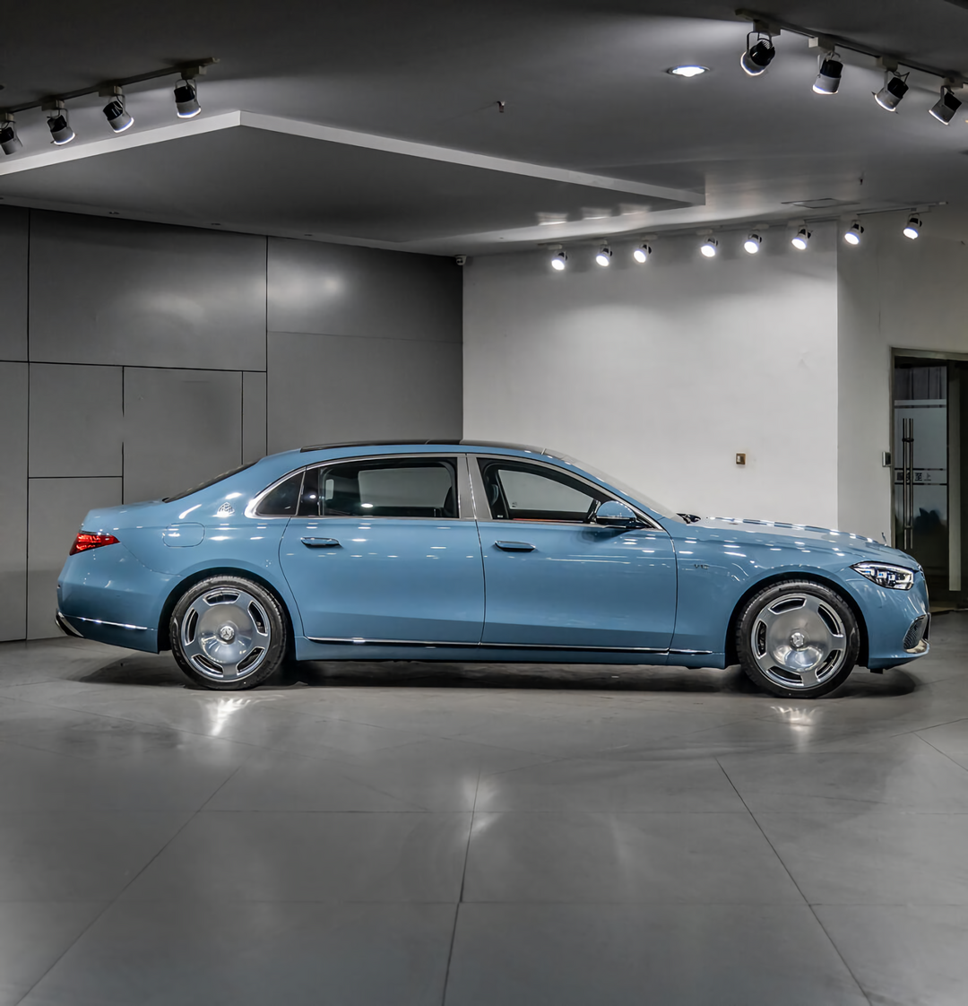 Porcelain Blue Vinyl Wrap