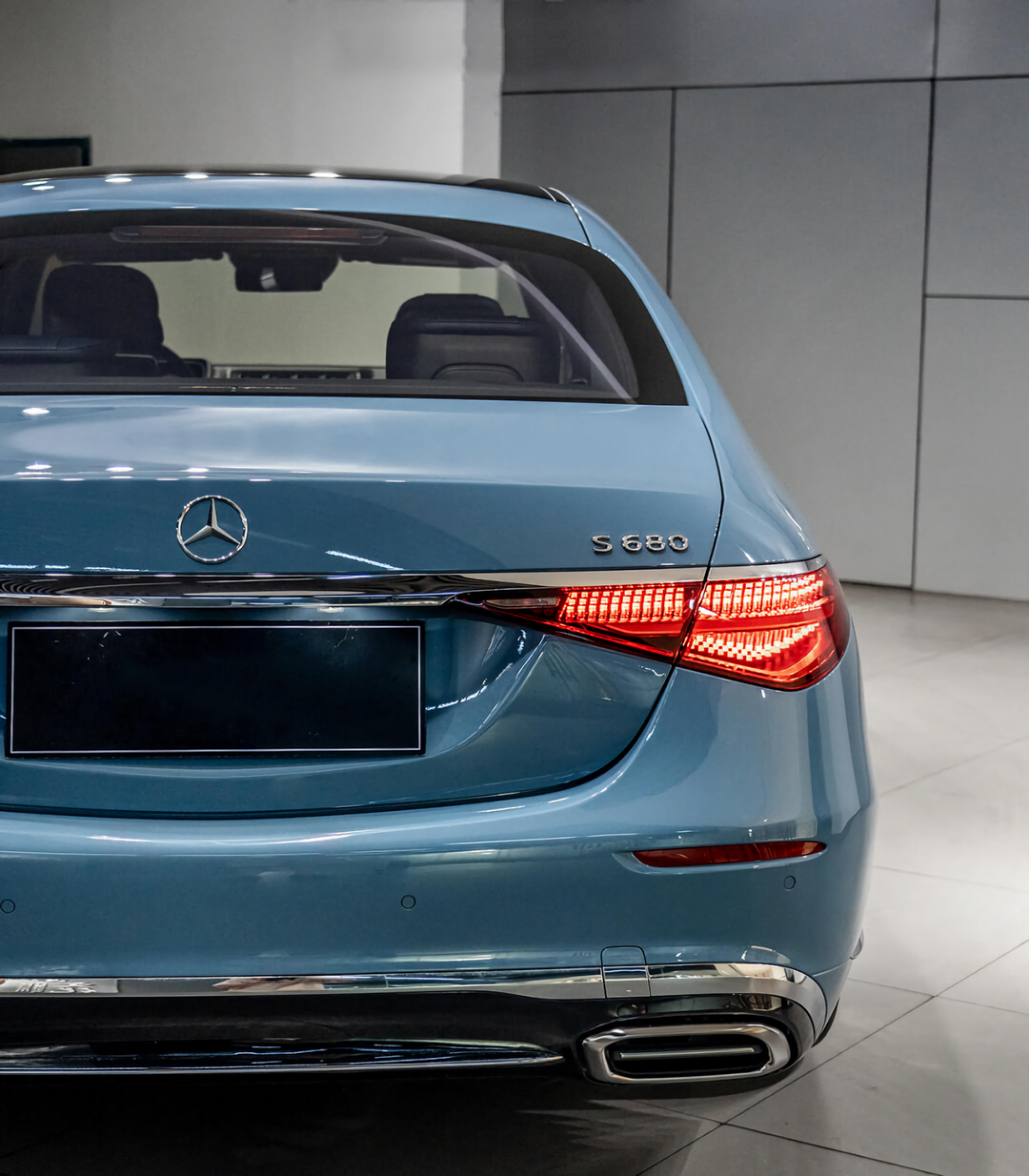 Porcelain Blue Vinyl Wrap