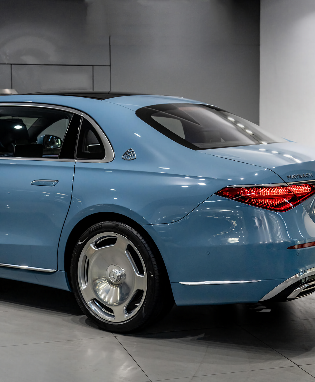 Porcelain Blue Vinyl Wrap