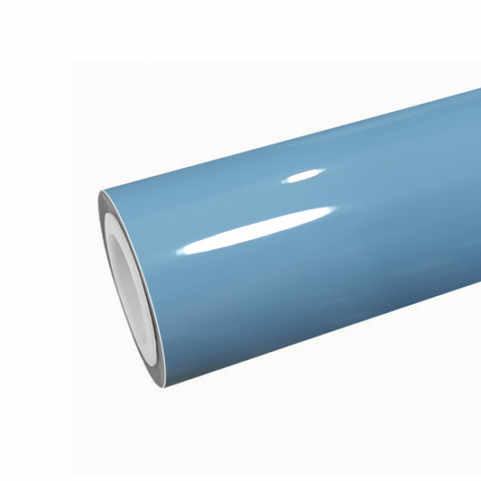 Porcelain Blue Vinyl Wrap