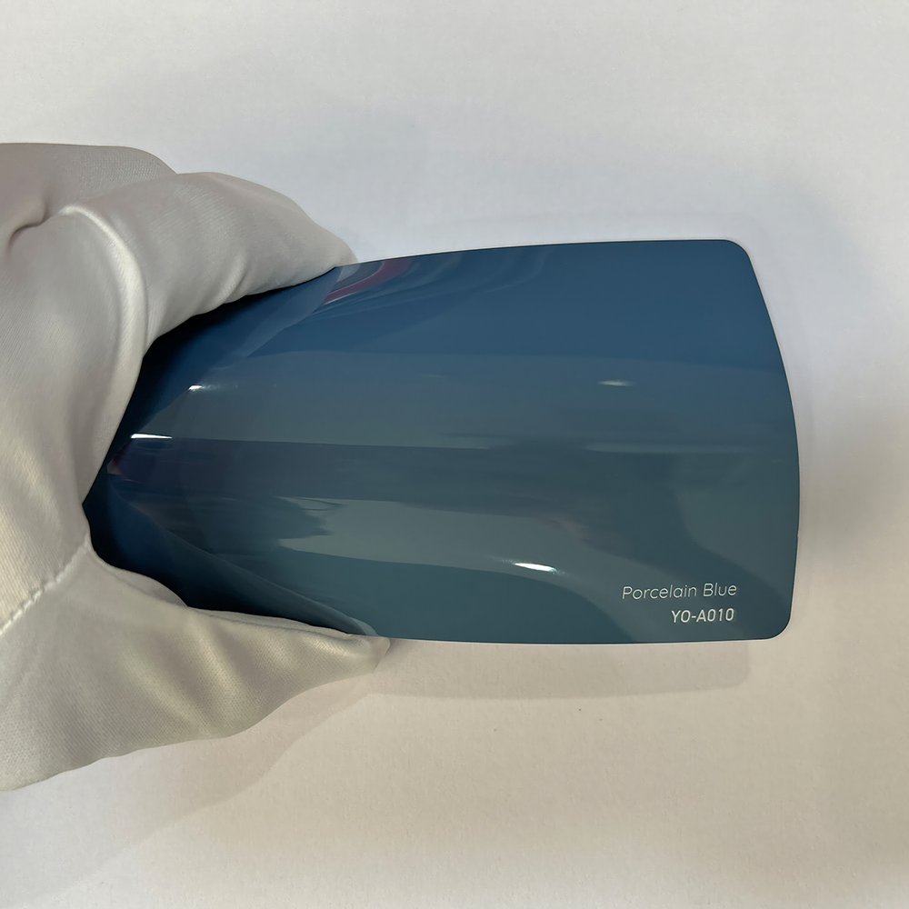Porcelain Blue Vinyl Wrap