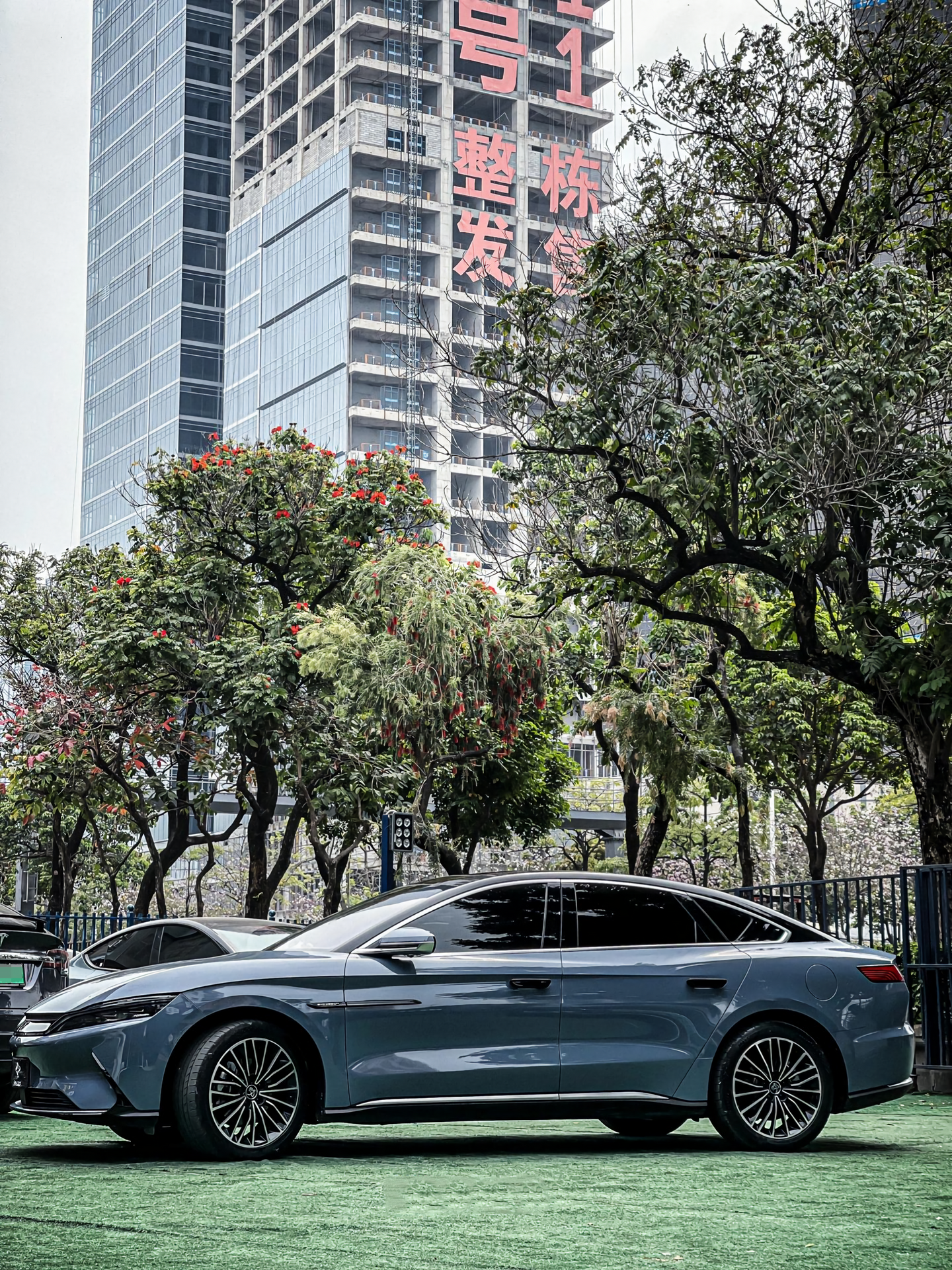 Cement Gray Vinyl Wrap