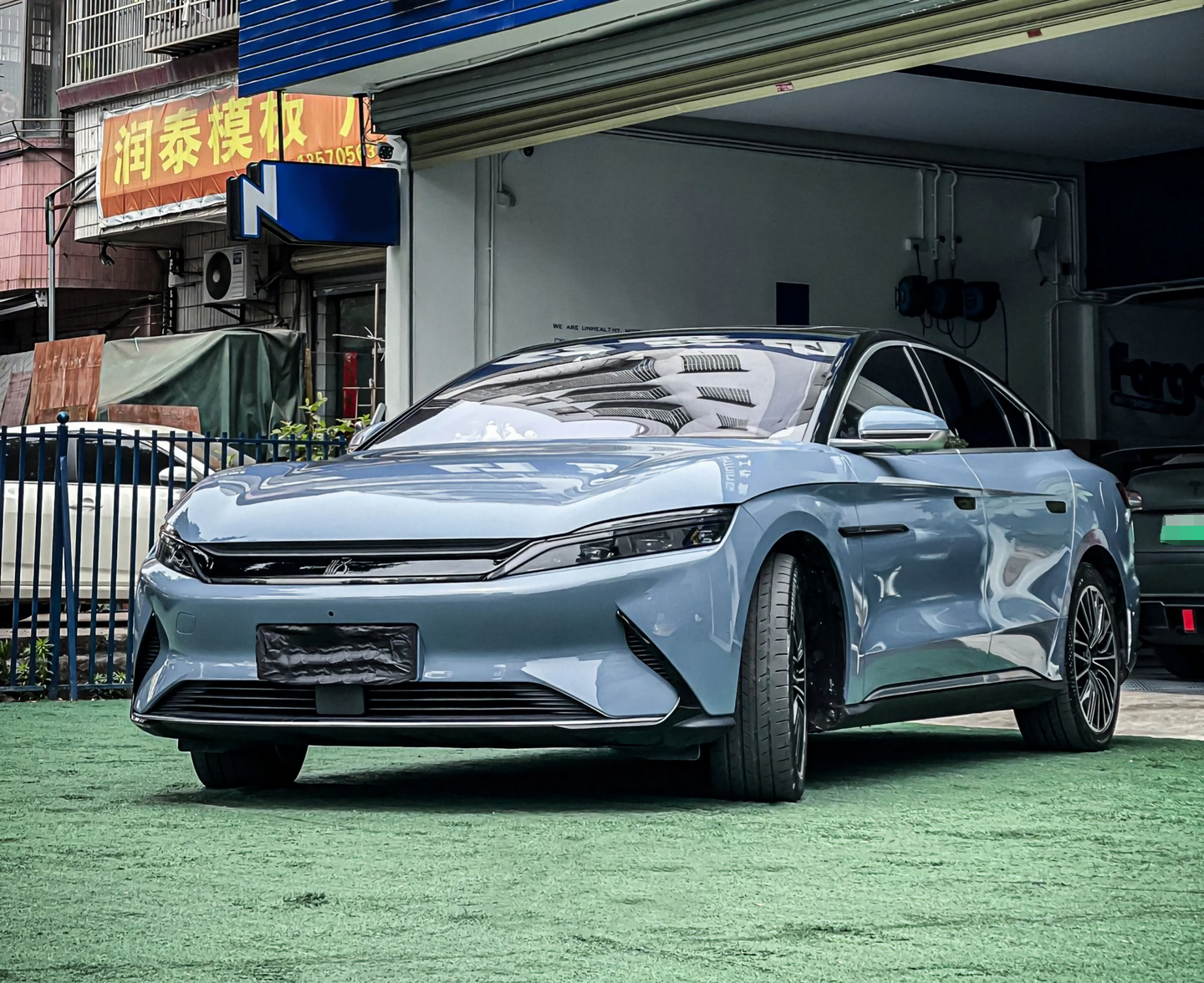 Cement Gray Vinyl Wrap