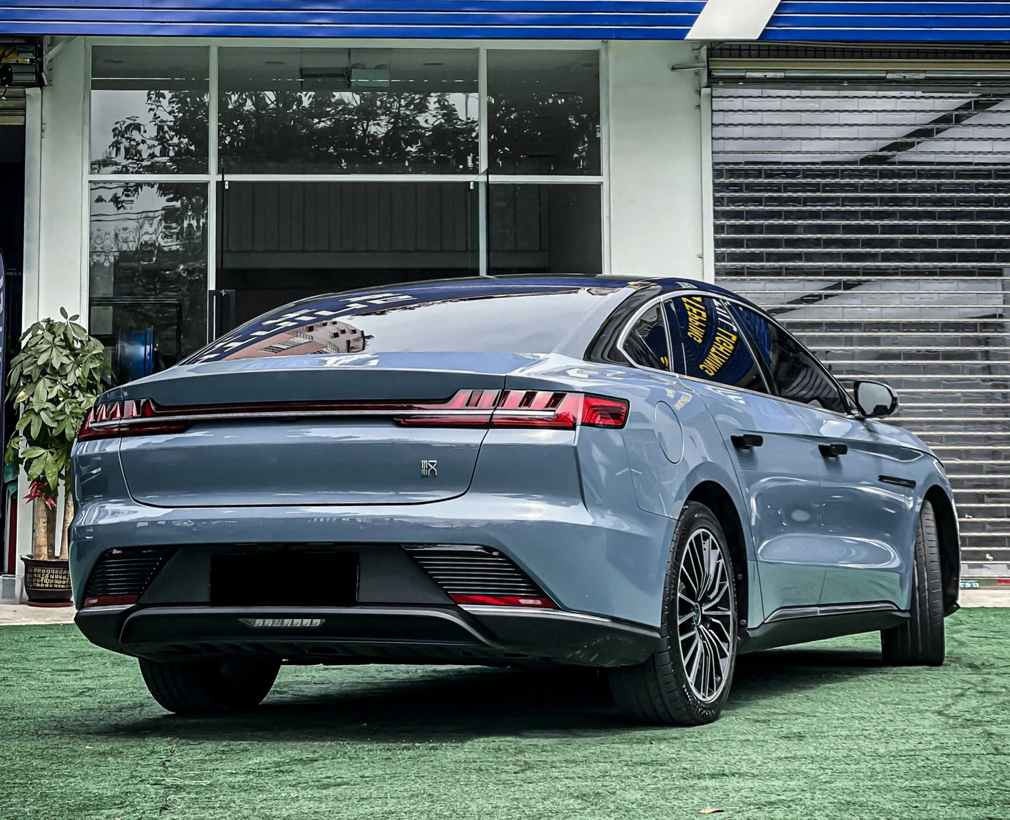 Cement Gray Vinyl Wrap
