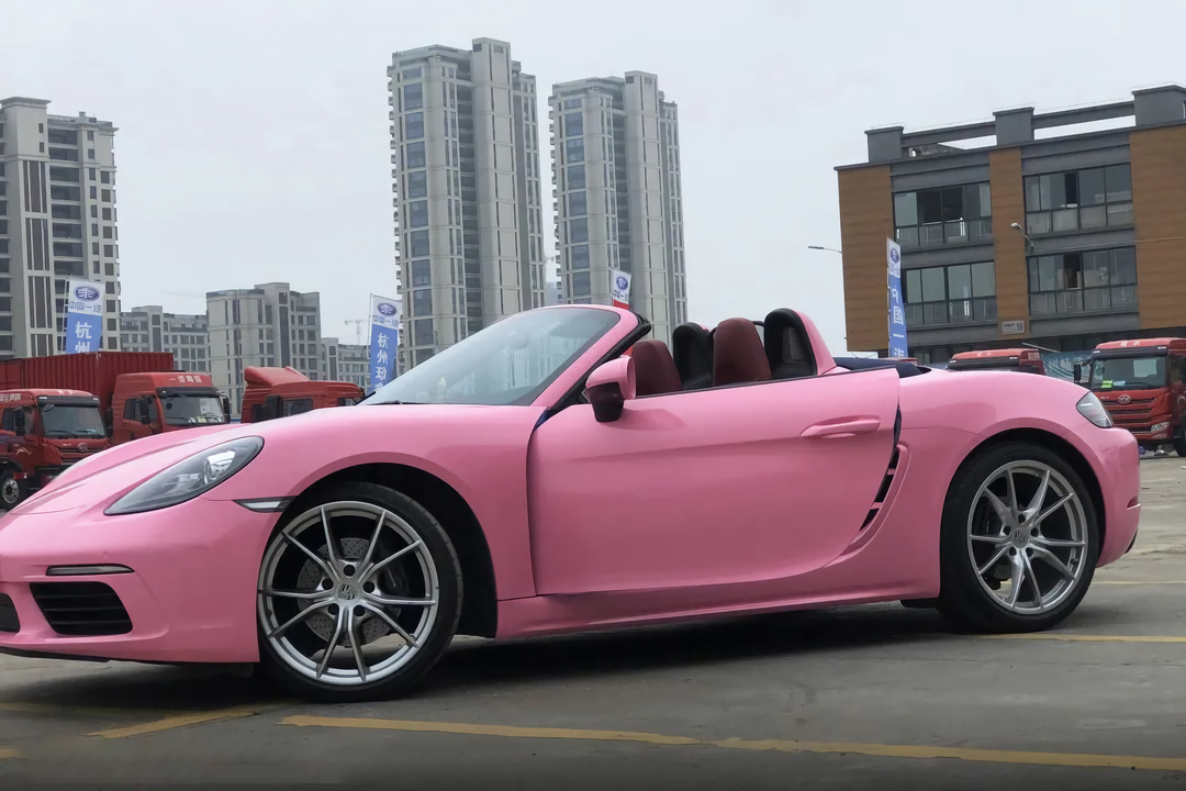 Romance Pink Vinyl Wrap