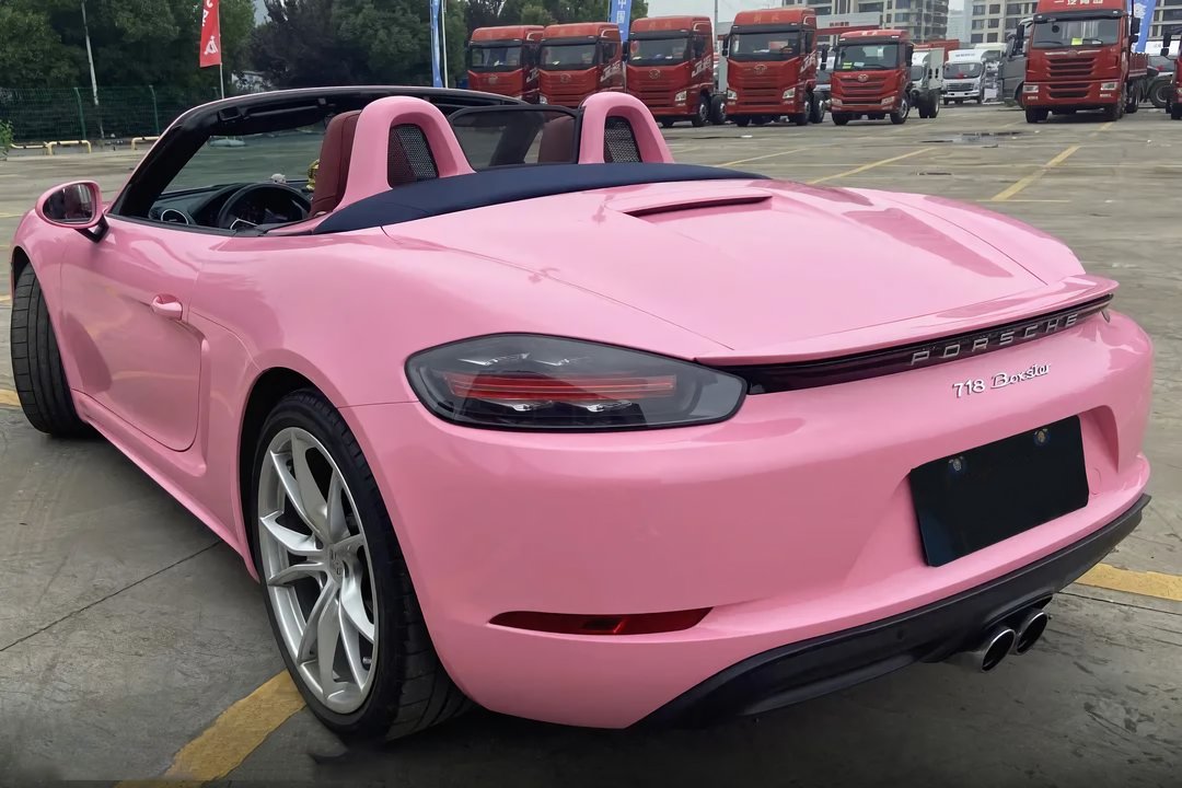 Romance Pink Vinyl Wrap