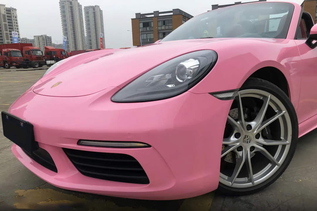 Romance Pink Vinyl Wrap