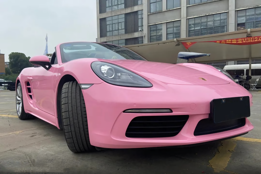 Romance Pink Vinyl Wrap