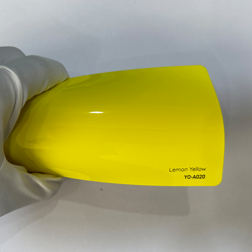 Lemon Yellow Vinyl Wraps