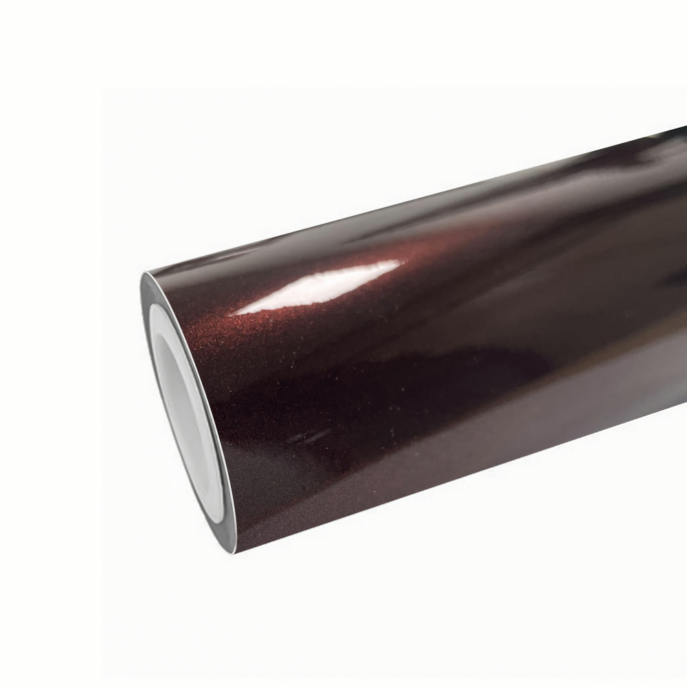 Metallic Black Rose Vinyl Wraps