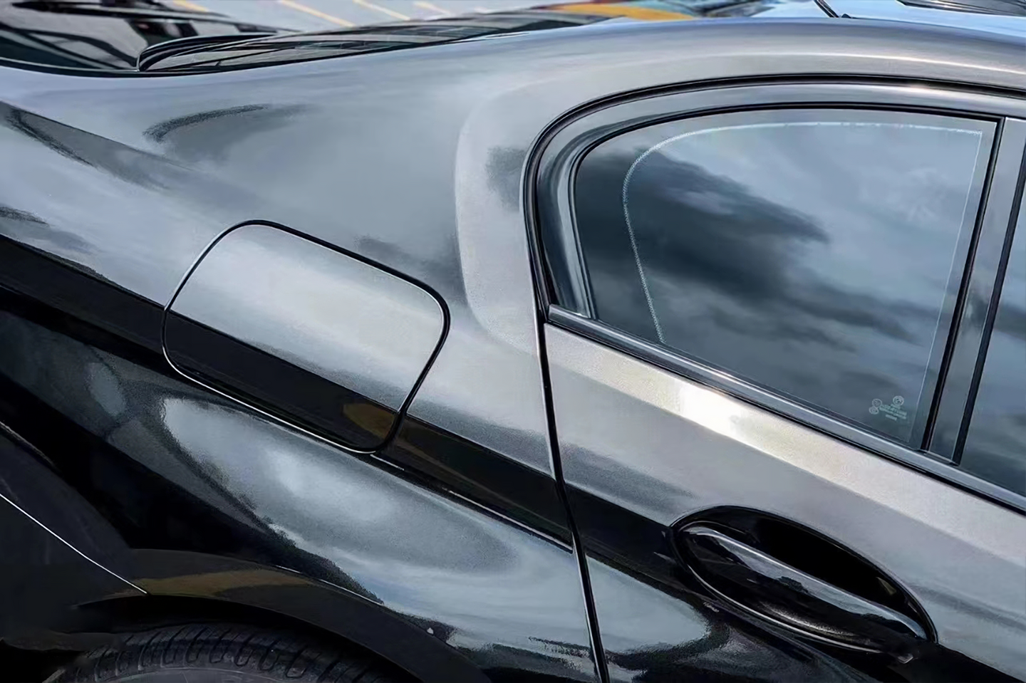 Metal Black Vinyl Wraps