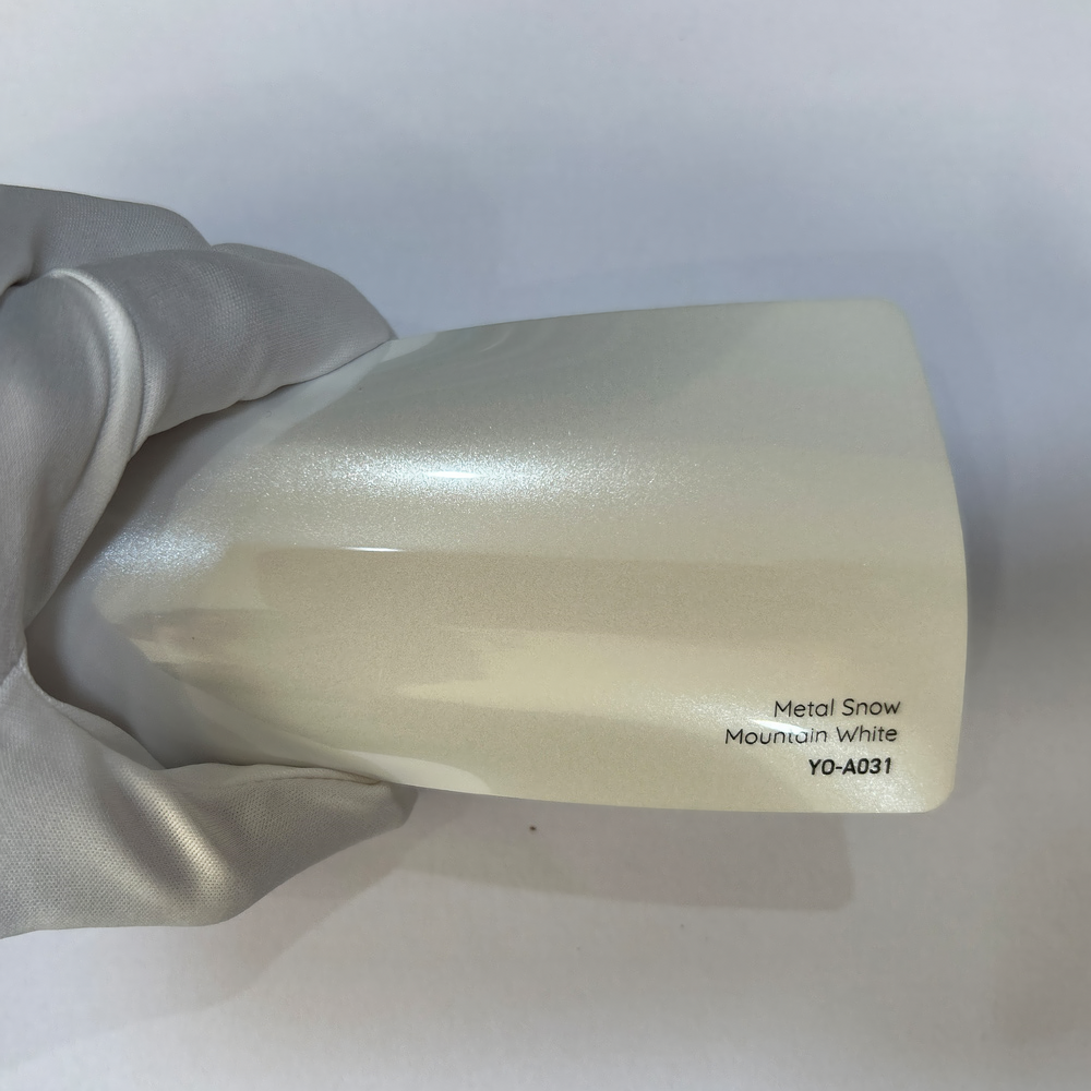 Metal Snow Mountain White Vinyl Wraps