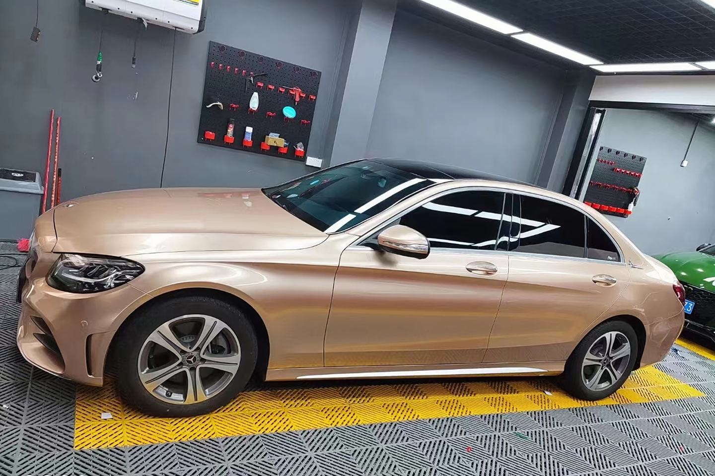 Metal Champagne Gold Vinyl Wraps