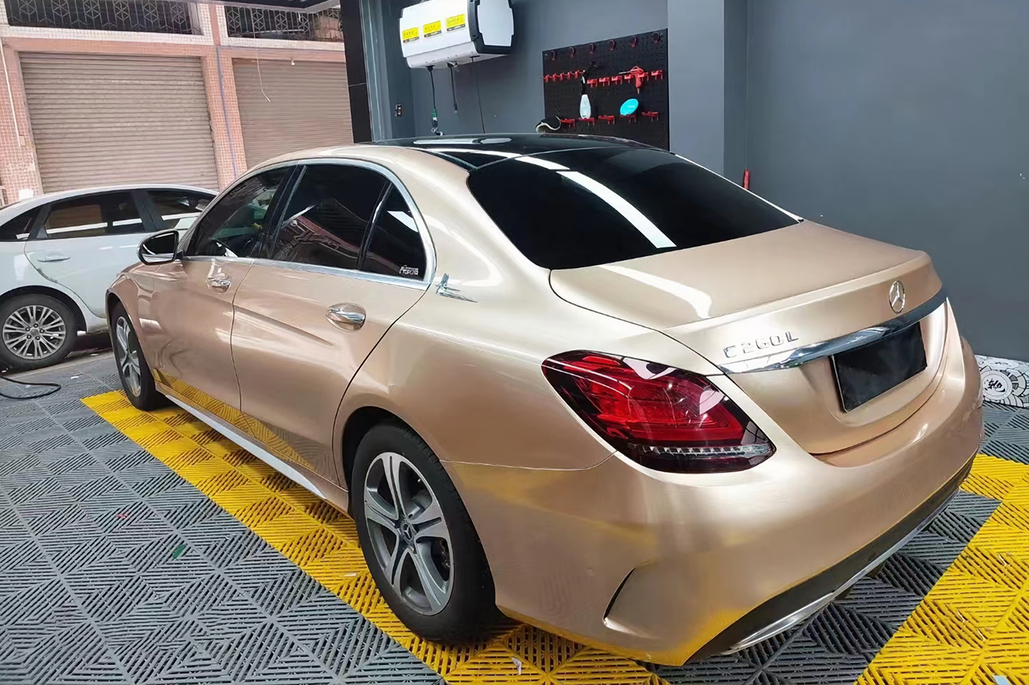 Metal Champagne Gold Vinyl Wraps