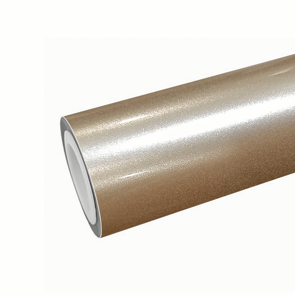 Metal Champagne Gold Vinyl Wraps