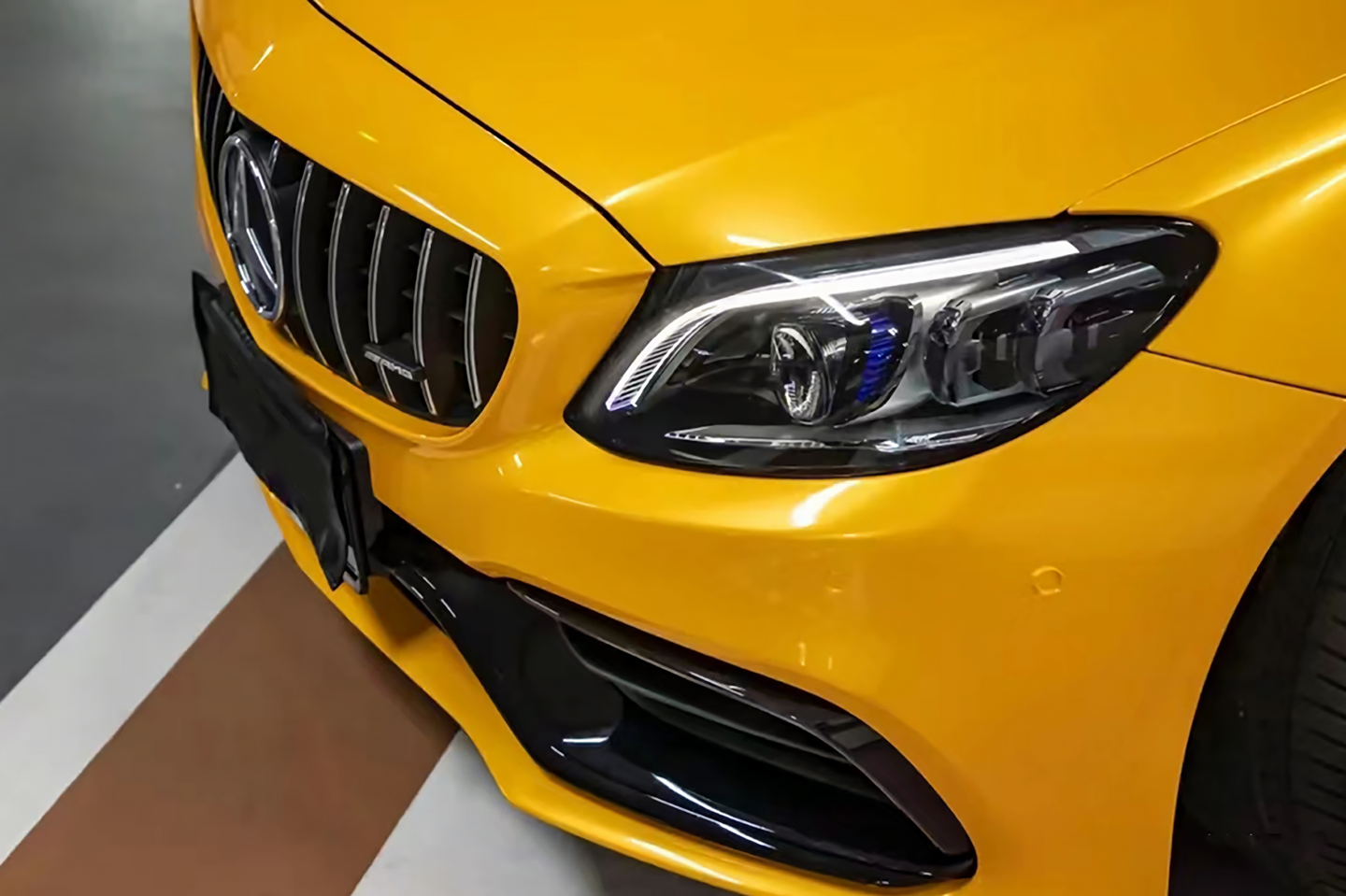 Metal Maple Leaf Yellow Vinyl Wraps