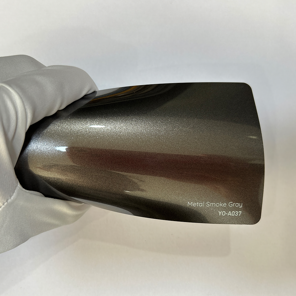 Metal Smoke Gray Vinyl Wraps