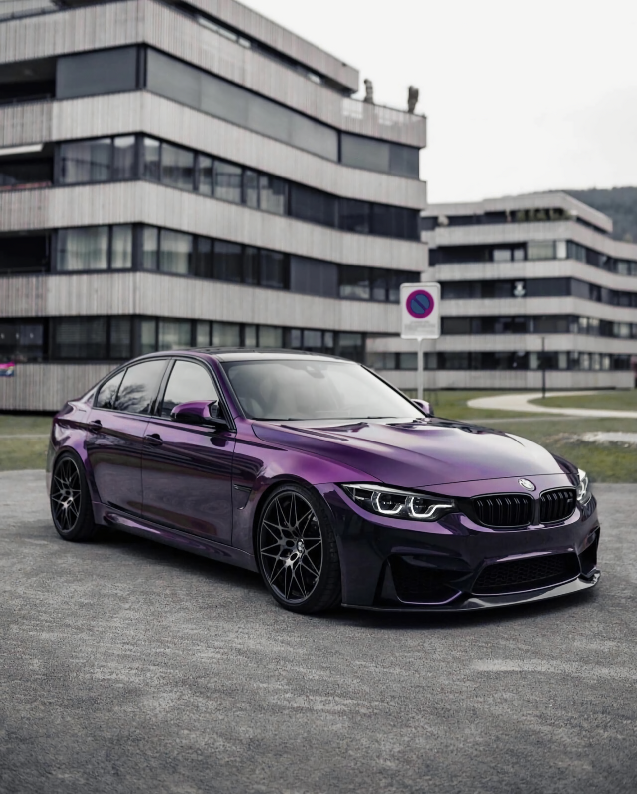 Metal Midnight Purple Vinyl Wraps