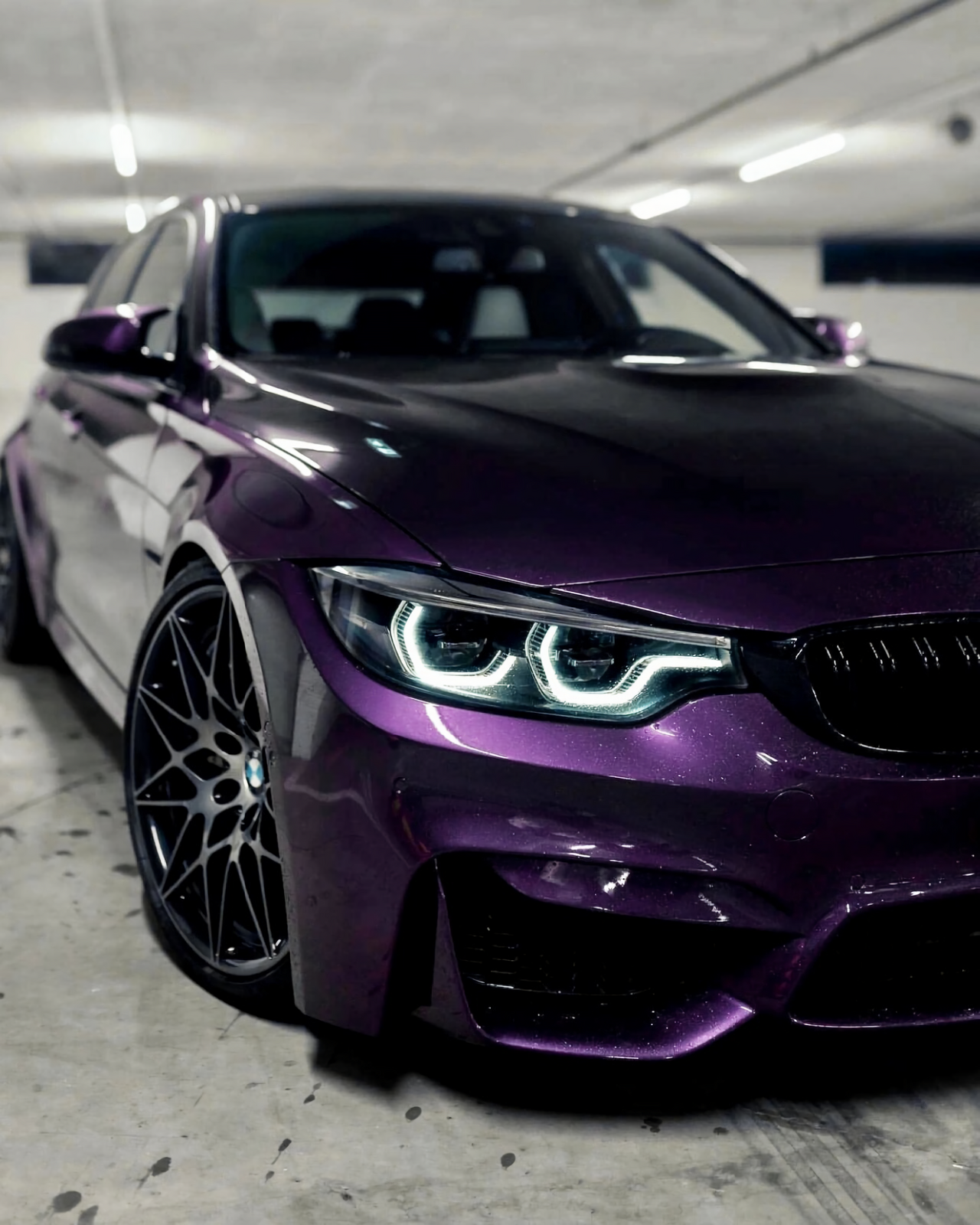 Metal Midnight Purple Vinyl Wraps