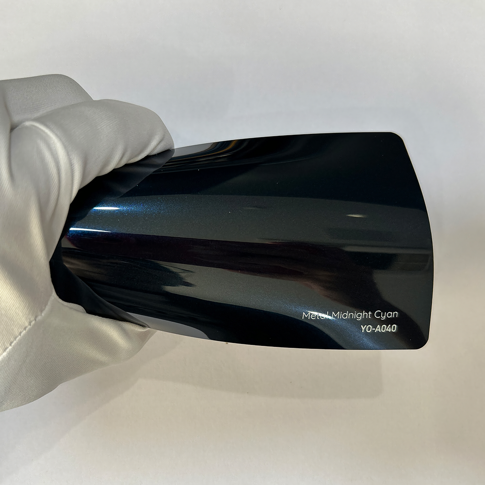 Metal Midnight Cyan Vinyl Wraps