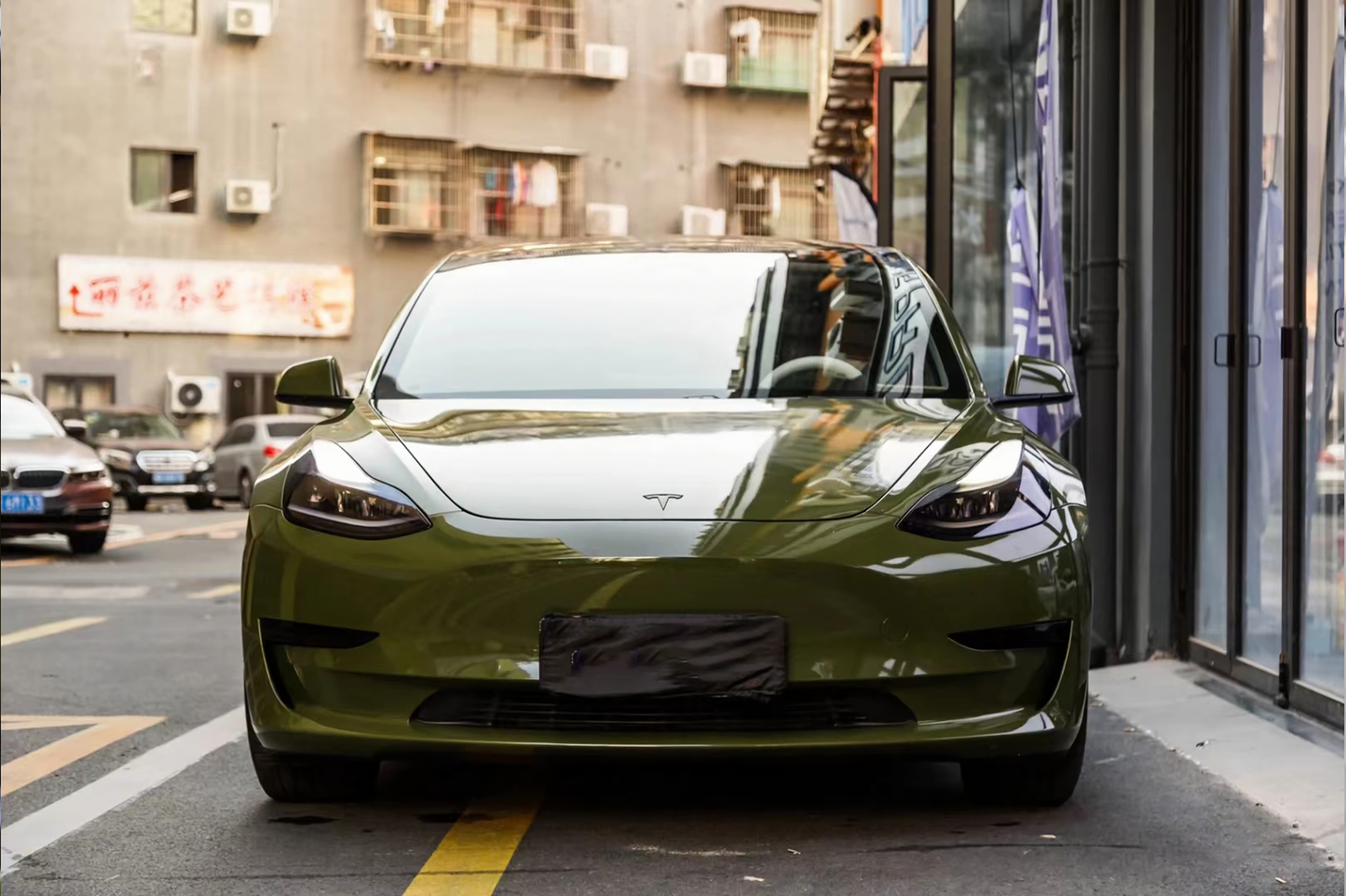 Battle Green Vinyl Wraps