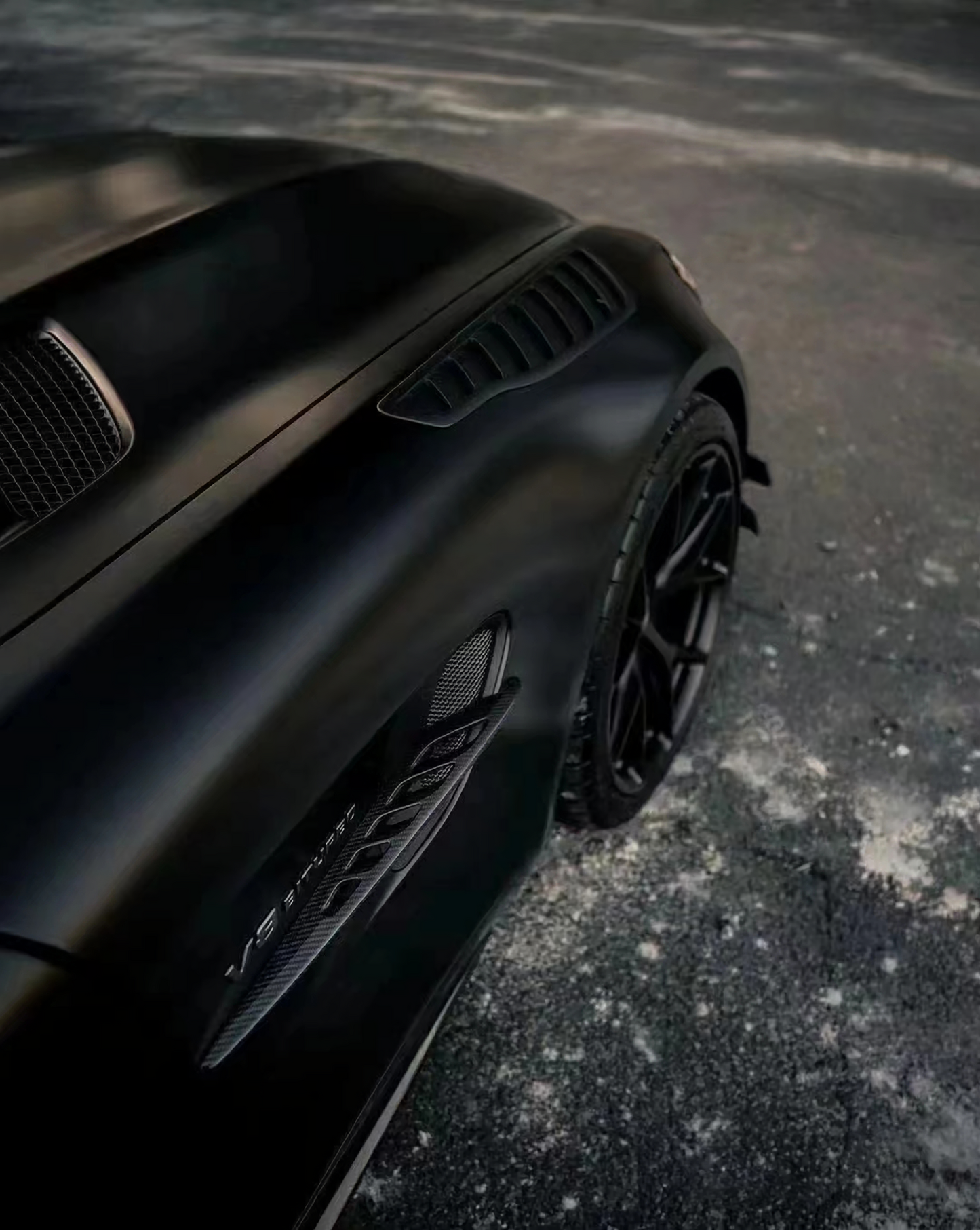 Ceramic Black Vinyl Wraps