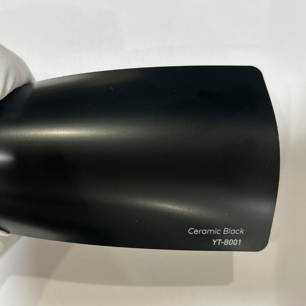 Ceramic Black Vinyl Wraps