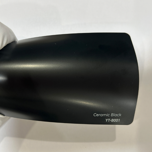 Ceramic Black Vinyl Wraps