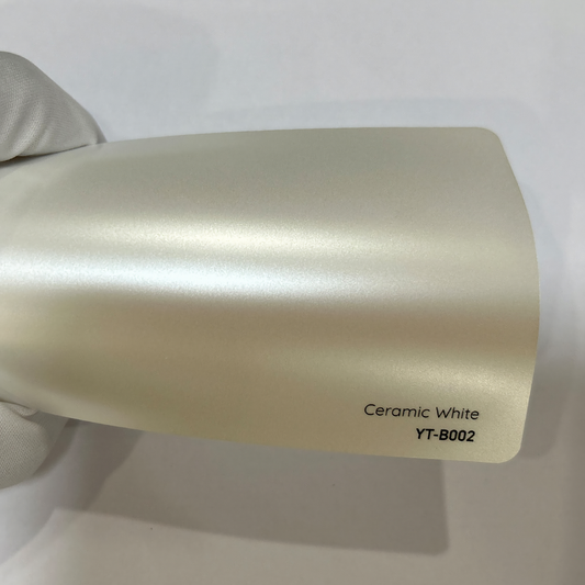 Ceramic White Vinyl Wraps