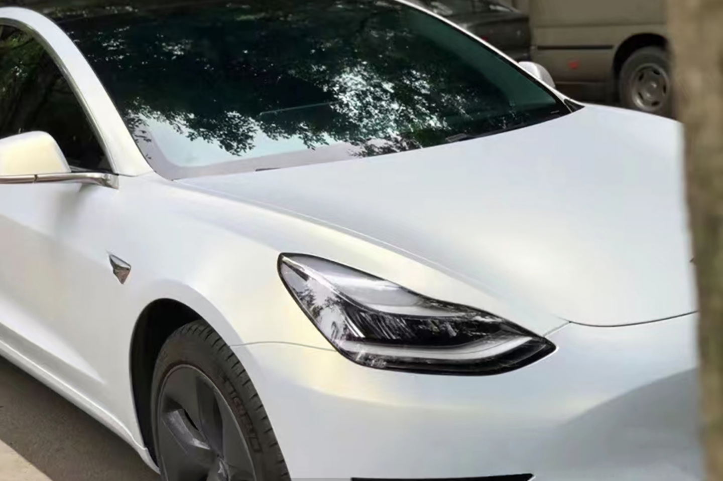 Satin White Vinyl Wraps