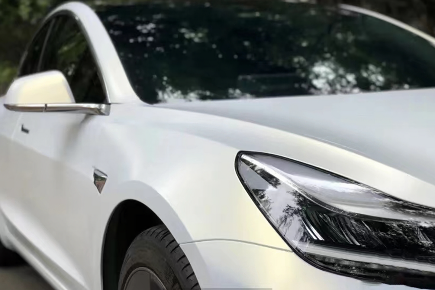 Satin White Vinyl Wraps