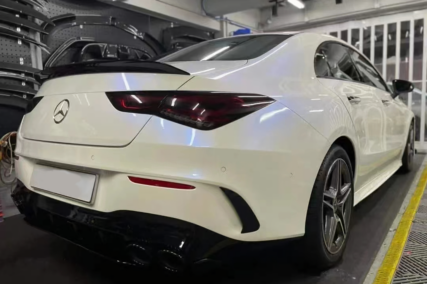 Pearl White Turns Blue Vinyl Wraps