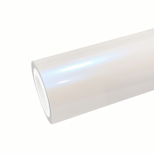 Pearl White Turns Blue Vinyl Wraps