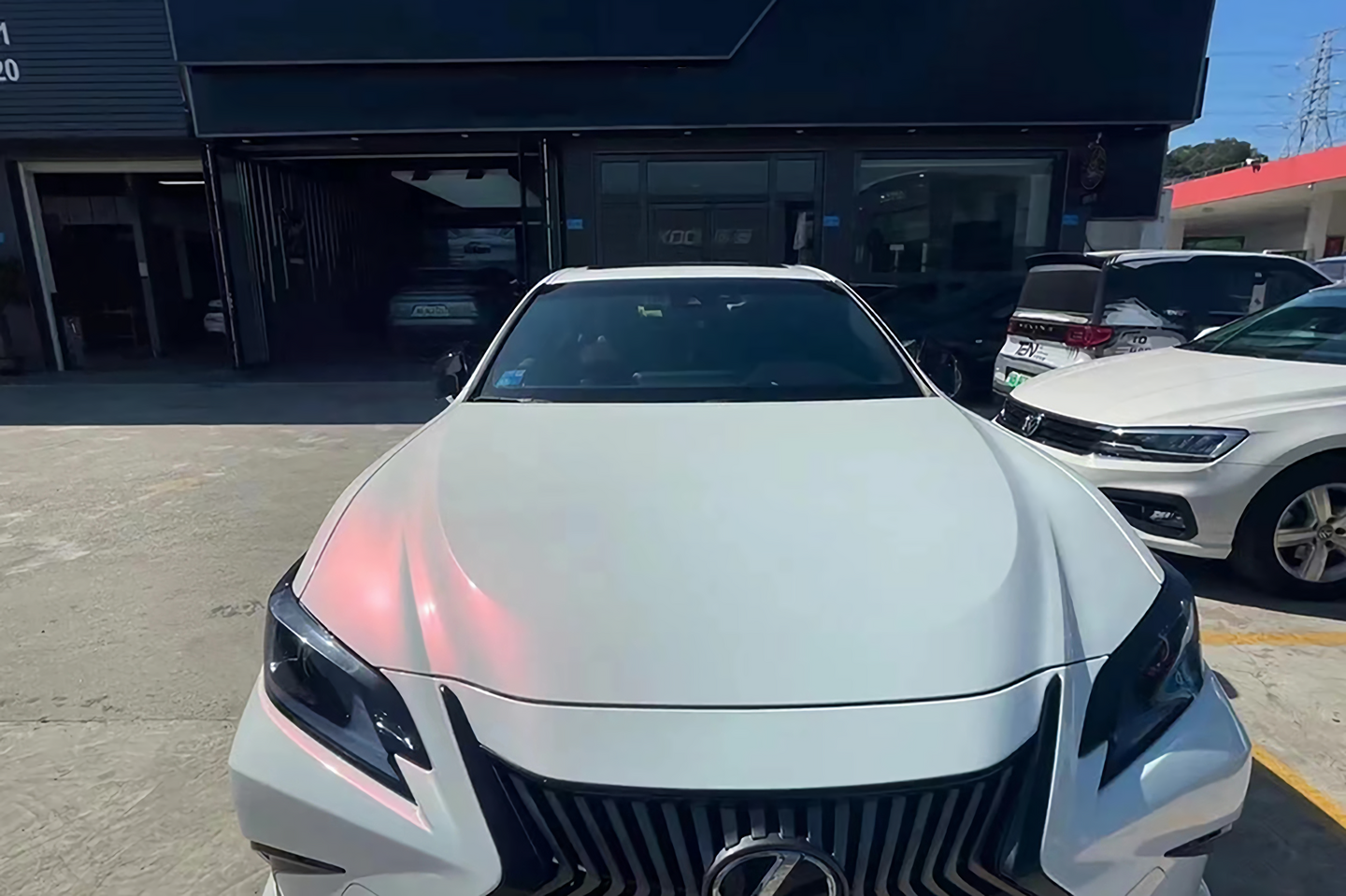 Pearl White Turning Red Vinyl Wraps