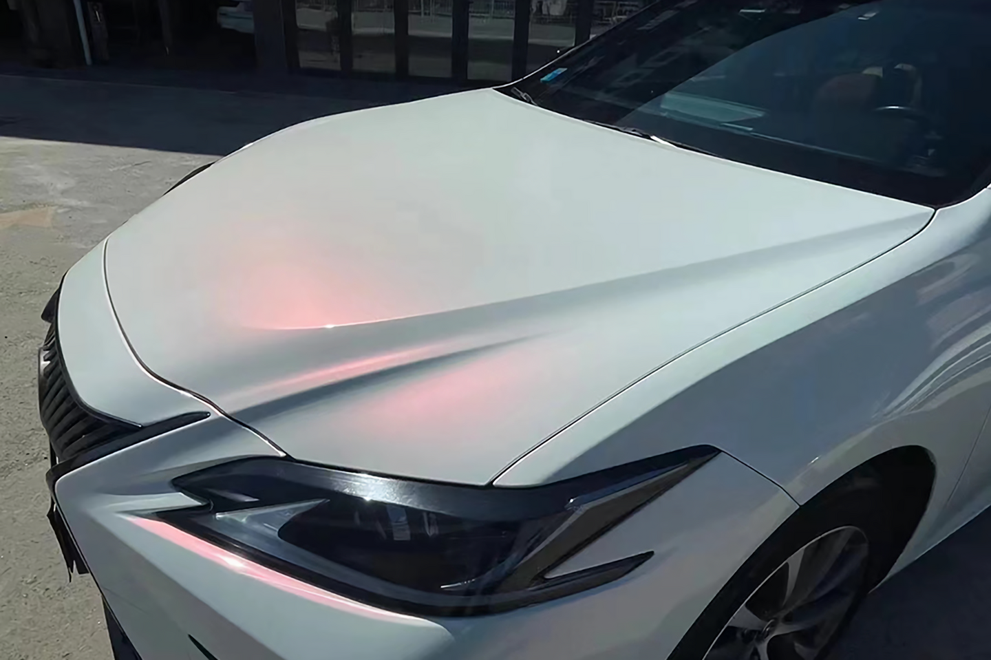 Pearl White Turning Red Vinyl Wraps
