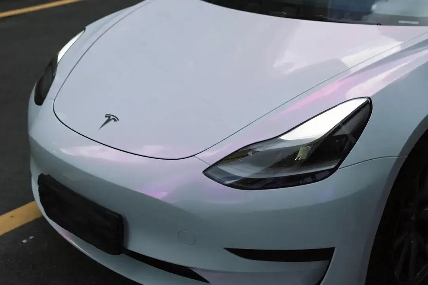 Chameleon White Turn Red Vinyl Wraps