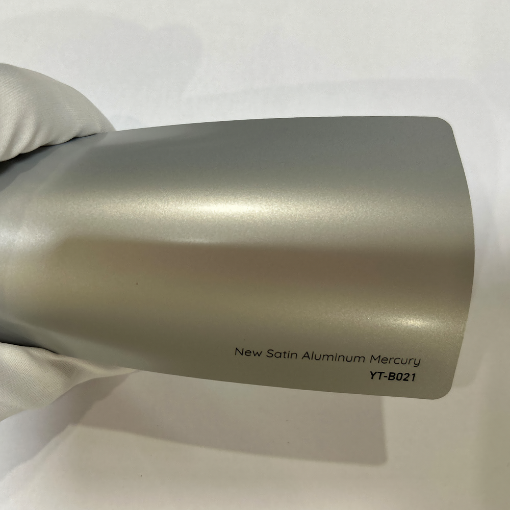 Satin Aluminum Mercury Vinyl Wraps