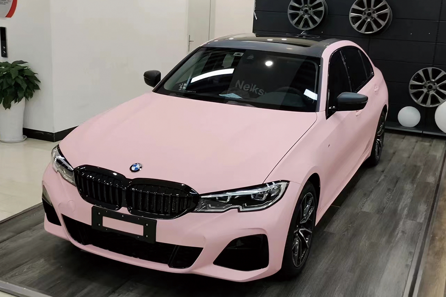 Satin Sakura Pink Vinyl Wraps