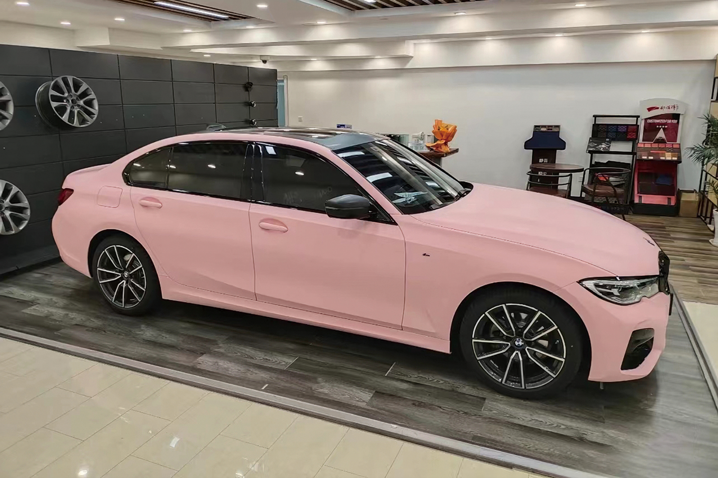 Satin Sakura Pink Vinyl Wraps